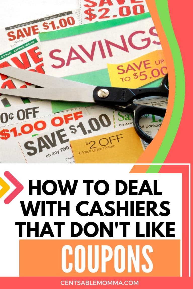 How to Deal with Cashiers that Don't Like Coupons - Centsable Momma