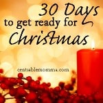 30 Days to Get Ready for Christmas Series Archives - Centsable Momma