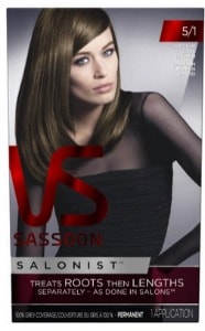 Vidal Sassoon Salonist Hair Colour Permanent Color Kit: $1 ...