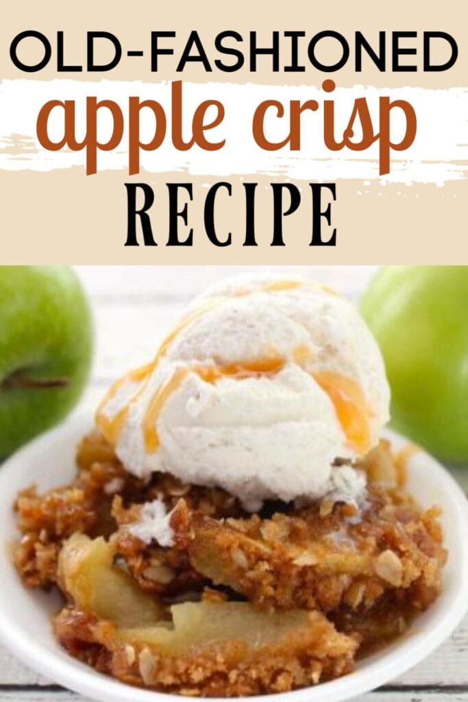 Old Fashioned Apple Crisp Recipe - Centsable Momma
