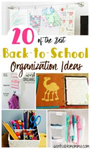 20 of the Best Back-to-School Organization Ideas - Centsable Momma