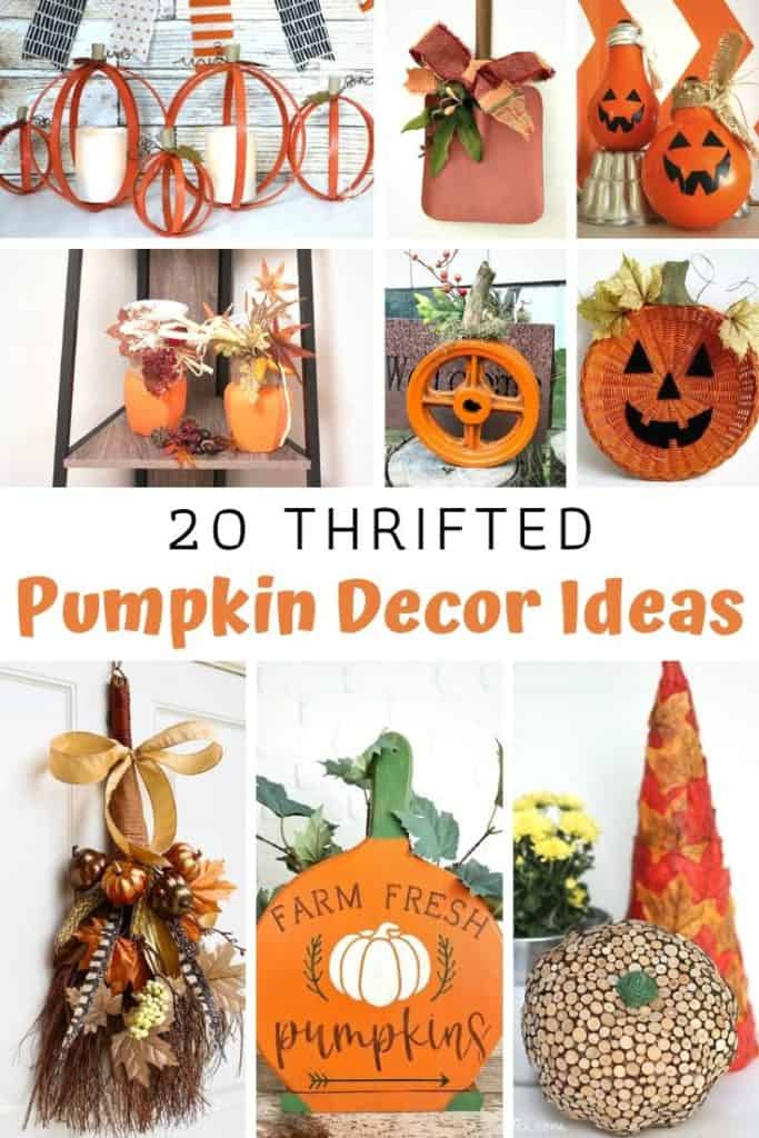 20 Thrifted Pumpkin Decor Ideas - Centsable Momma