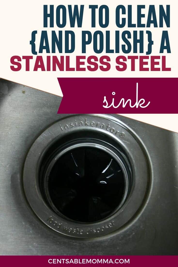 How To Clean {and Polish} A Stainless Steel Sink Centsable Momma