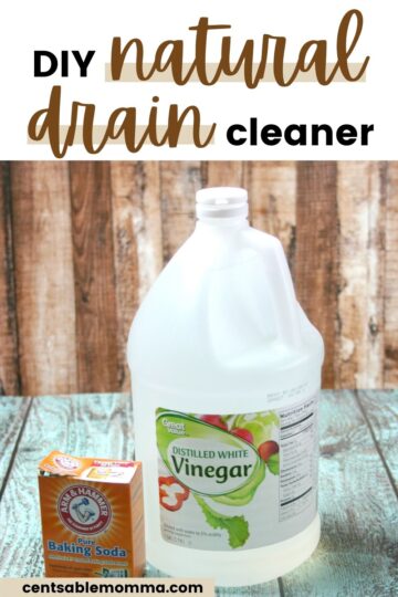 DIY Natural Drain Cleaner - Centsable Momma